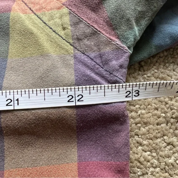 Vintage Orvis Check Shirt Mens Medium - Long Sleeve Shirt 100% Cotton - Picture 4 of 5